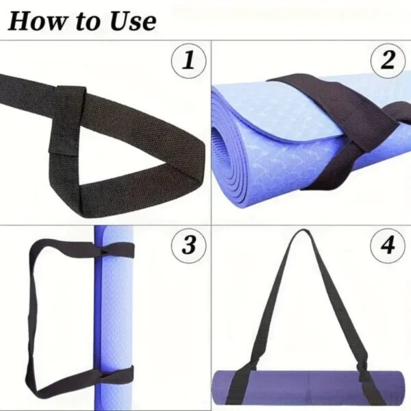 Adjustable Yoga Mat Carry Strap
