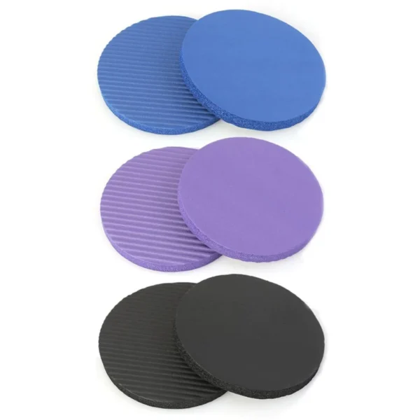 Round Yoga Knee & Elbow Support Pads Set