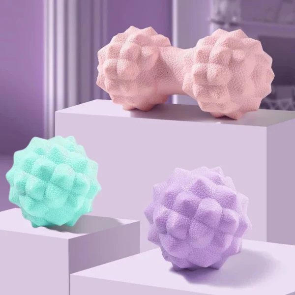 Textured Peanut Massage Ball Set