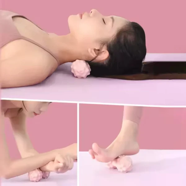 Textured Peanut Massage Ball Set