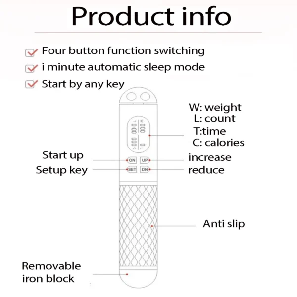Smart Cordless Digital Jump Rope