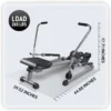 Adjustable Resistance Hydraulic Rowing Machine
