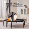 Fitness Rebound Trampoline with Adjustable Handlebar