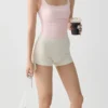 Women Ruched Sports Shorts