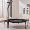 Fitness Rebound Trampoline with Adjustable Handlebar