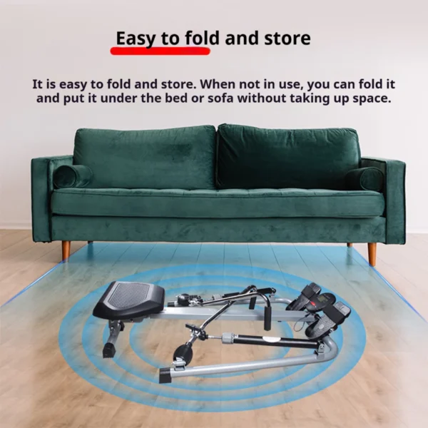 Adjustable Resistance Hydraulic Rowing Machine