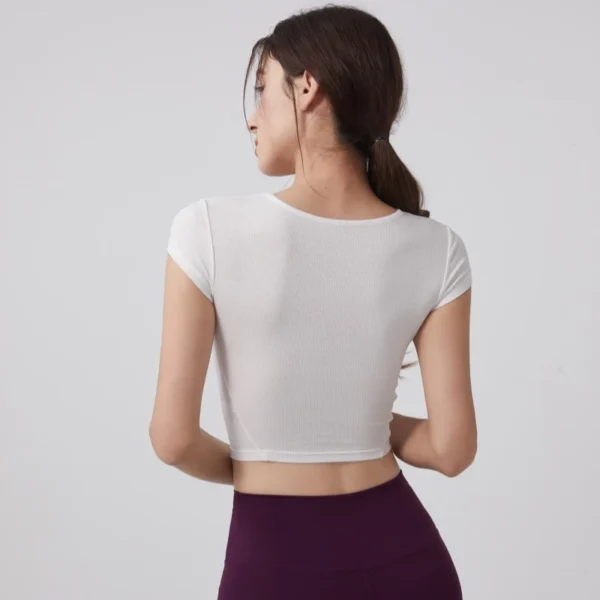 Women Cropped Sports T-Shirt
