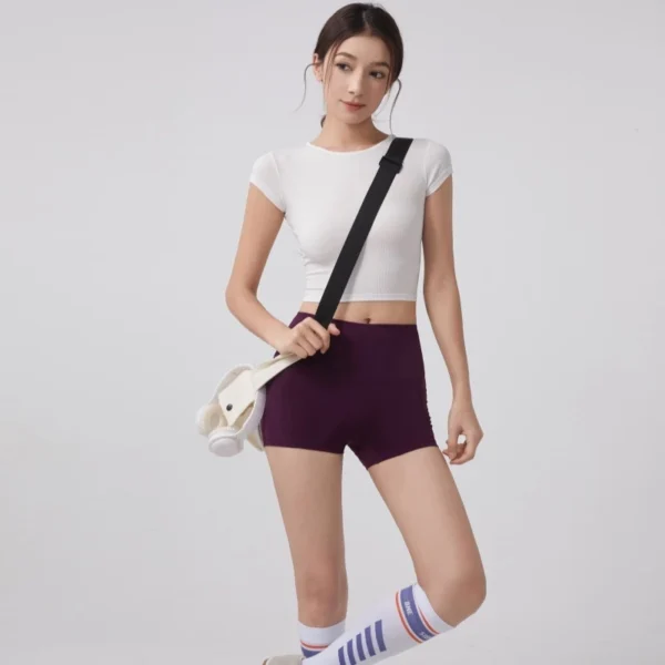 Women Cropped Sports T-Shirt