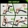Foldable Weight Bench for Training