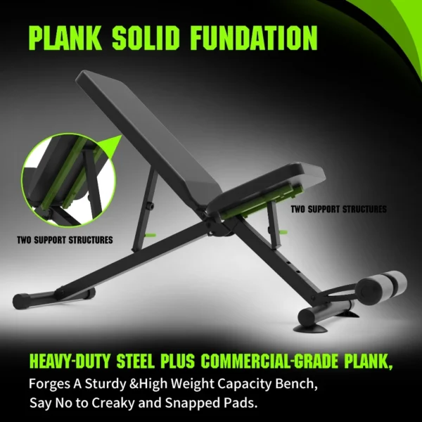 Foldable Weight Bench for Training