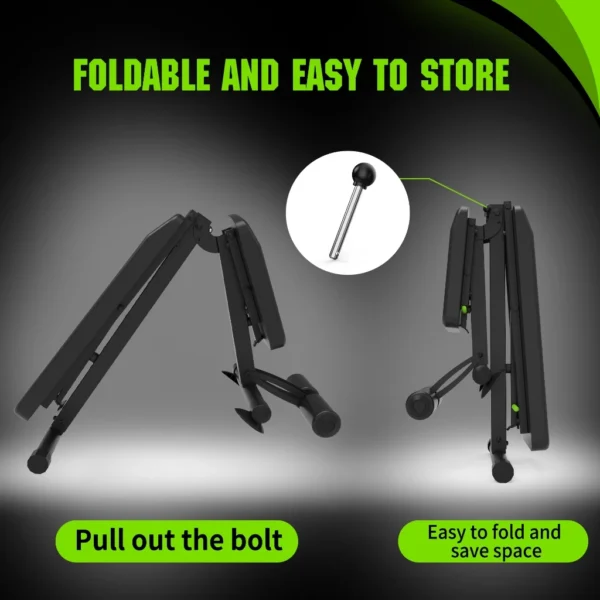 Foldable Weight Bench for Training