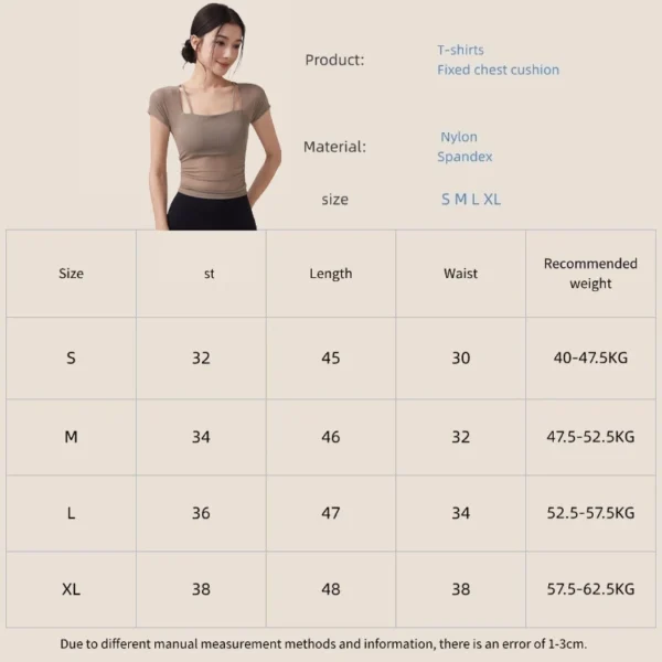 Women Mesh Yoga Top with Built In Bra