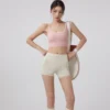 Women Contrast Strap Sports Bra