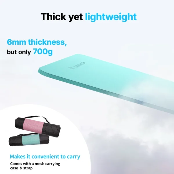Anti Slip 6MM Yoga Exercise Mat