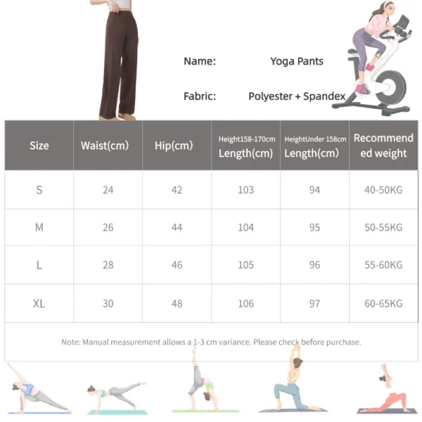 cn-11134207-820l4-mnjnj33wjqboed Women High Waist Wide Leg Yoga Pants