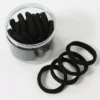 Black Elastic Hair Ties 10pcs