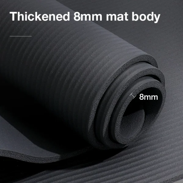 NBR 8mm Anti Slip Yoga Mat