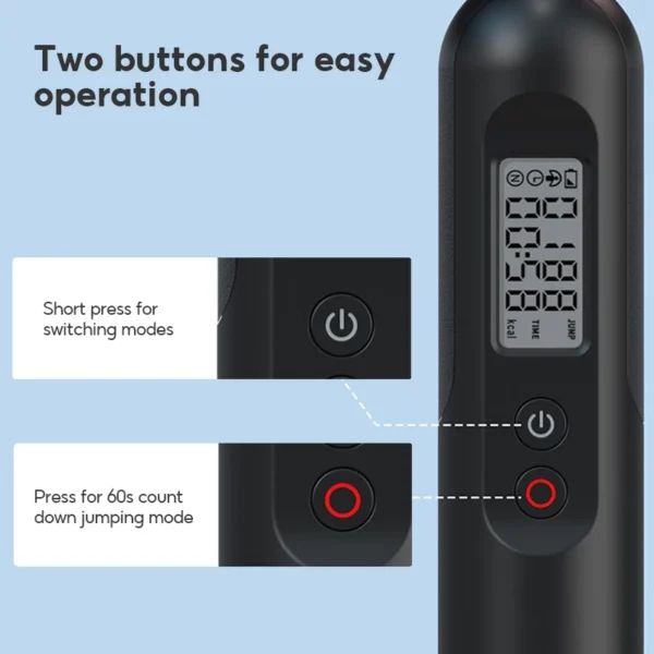 Smart Digital Jump Rope with LCD Counter