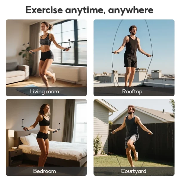 Smart Digital Jump Rope with LCD Counter