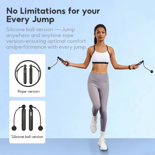 Smart Digital Jump Rope with LCD Counter