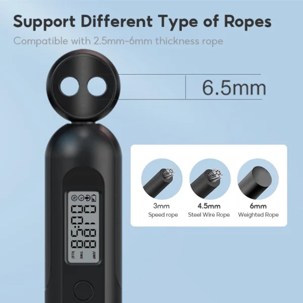Smart Digital Jump Rope with LCD Counter