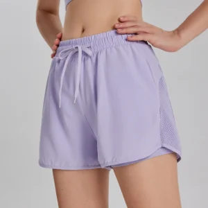 Women 2 in 1 Quick Dry Sports Shorts