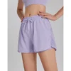 Women 2 in 1 Quick Dry Sports Shorts