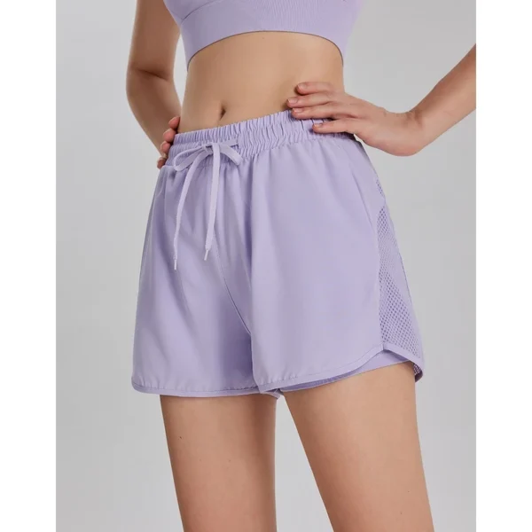 Women 2 in 1 Quick Dry Sports Shorts