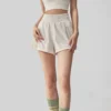 Women Pleated Sports Shorts