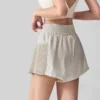 Women Pleated Sports Shorts